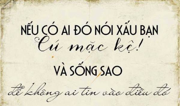 Điều nên làm khi bị người khác nói xấu