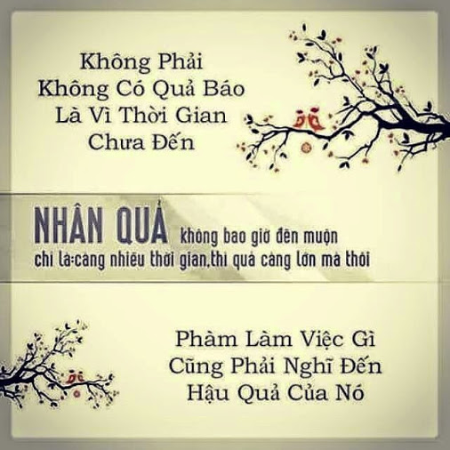 Nhân quả luôn tồn tại