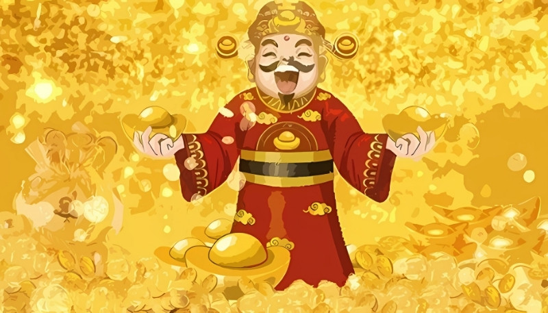 Ảnh ông Thần Tài đẹp theo mệnh Kim