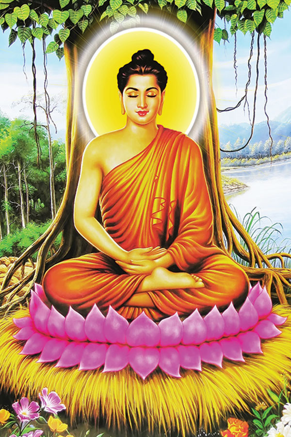 Ảnh Phật Thích Ca Mâu Ni là biểu tượng thanh tịnh, thiêng liêng, mang bình an hạnh phúc.