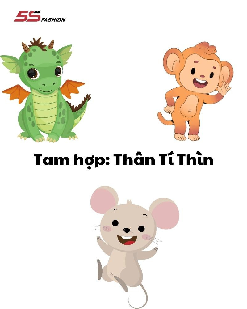Ba con giáp Tý, Thân, Thìn hợp với người sinh năm 2012