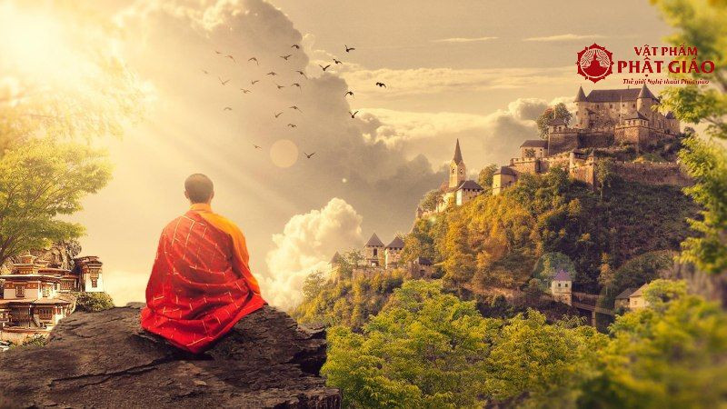 Bàn tay nâng đỡ một trái tim, biểu trưng cho sự cải tạo thân tâm và lòng từ ái của thập thiện nghiệp