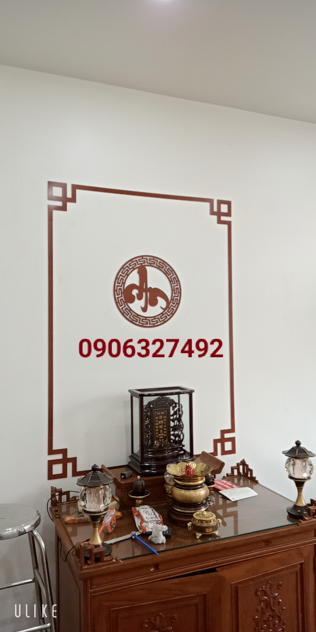Bàn thờ Phật tại nhà với tranh Phật đẹp