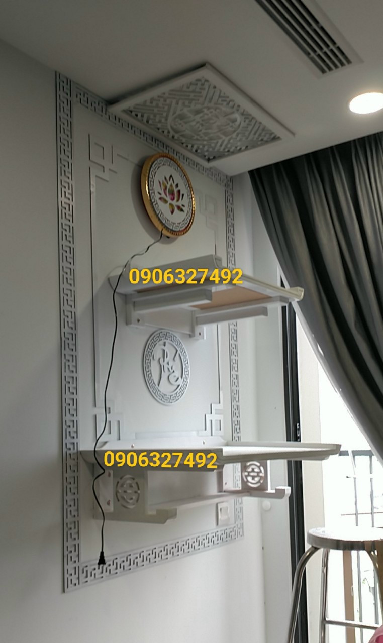 Bàn thờ Phật trong không gian nhà hiện đại