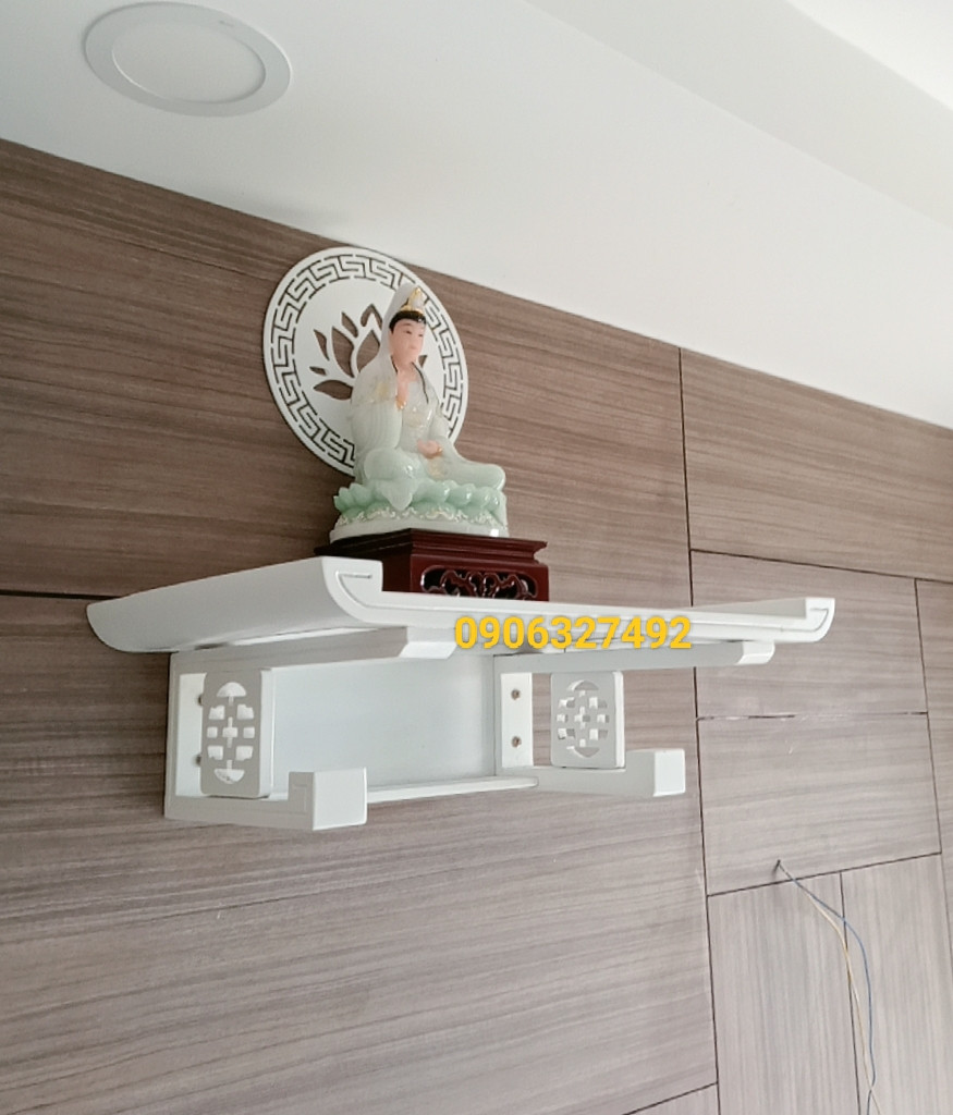 Bàn thờ Quan Âm quận 9 với thiết kế gỗ