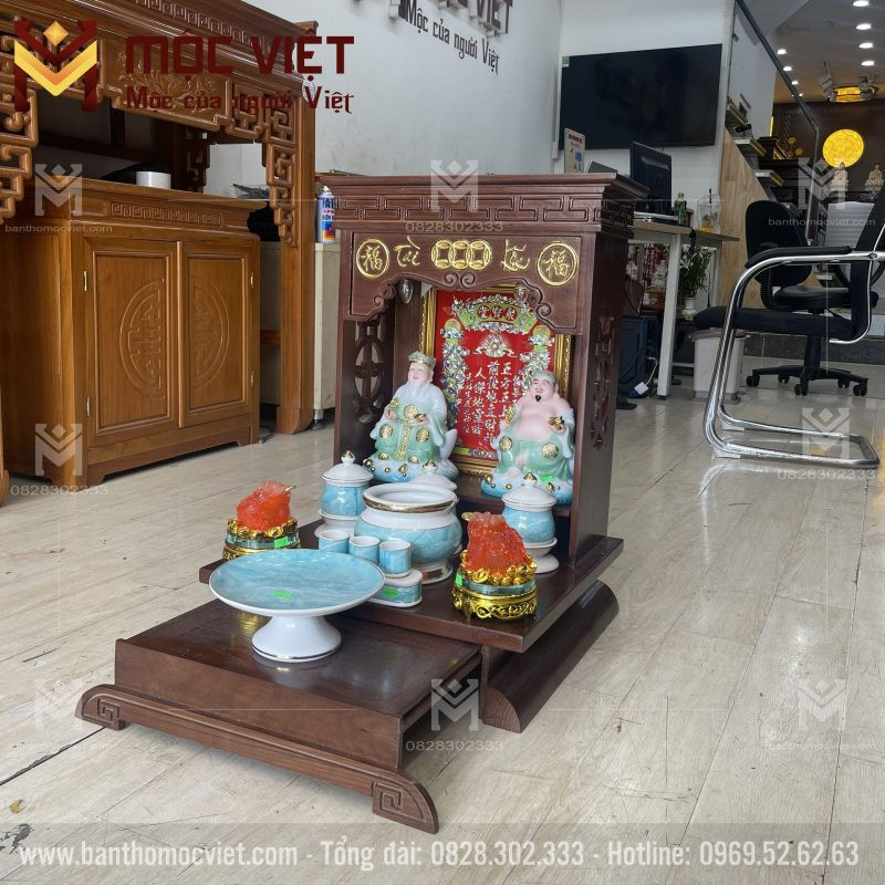 Bàn Thờ Thần Tài có ngăn kéo tiện lợi
