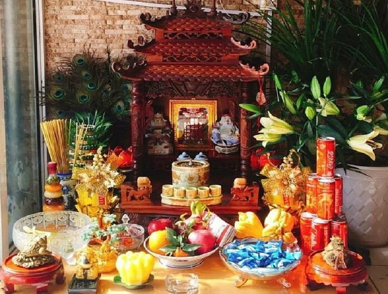 Bàn thờ Thần Tài Ông Địa với vị trí chuẩn phong thủy