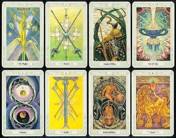 Bộ bài Tarot Thoth chịu ảnh hưởng sâu sắc từ Chủ nghĩa Vị lai