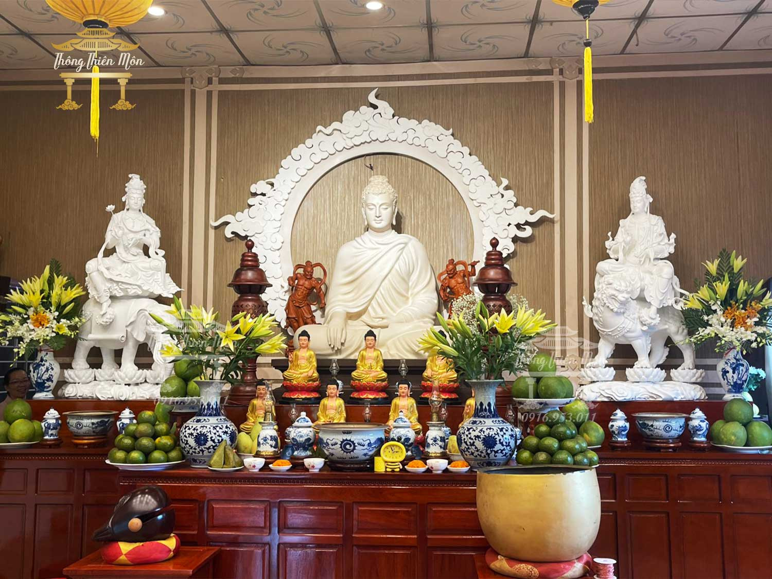 Bộ Tôn Tượng Hoa Nghiêm Tam Thánh