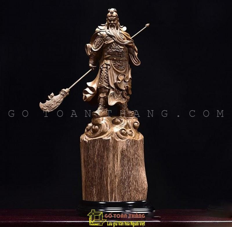 Bức tượng Quan Công trẻ tuổi, gợi nhớ về thời niên thiếu của vị tướng