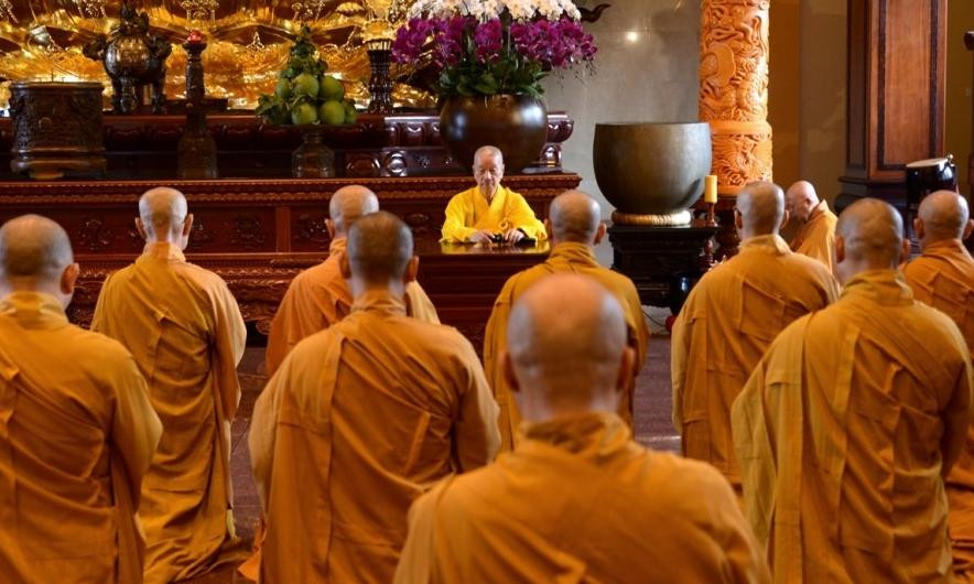 Đại chúng tu sĩ vân tập an cư kiết hạ để tăng trưởng đạo hạnh