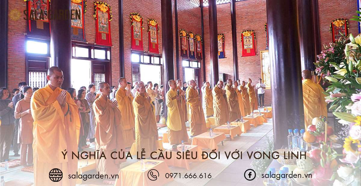 Đạo tràng Phật tử tham gia lễ cầu siêu với tâm thành kính