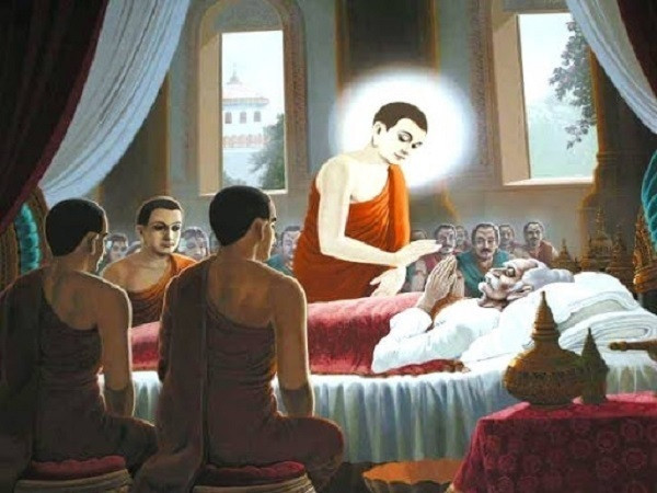 Gia đình chuẩn bị mâm cúng tuần chu đáo, bày biện đầy đủ các lễ vật