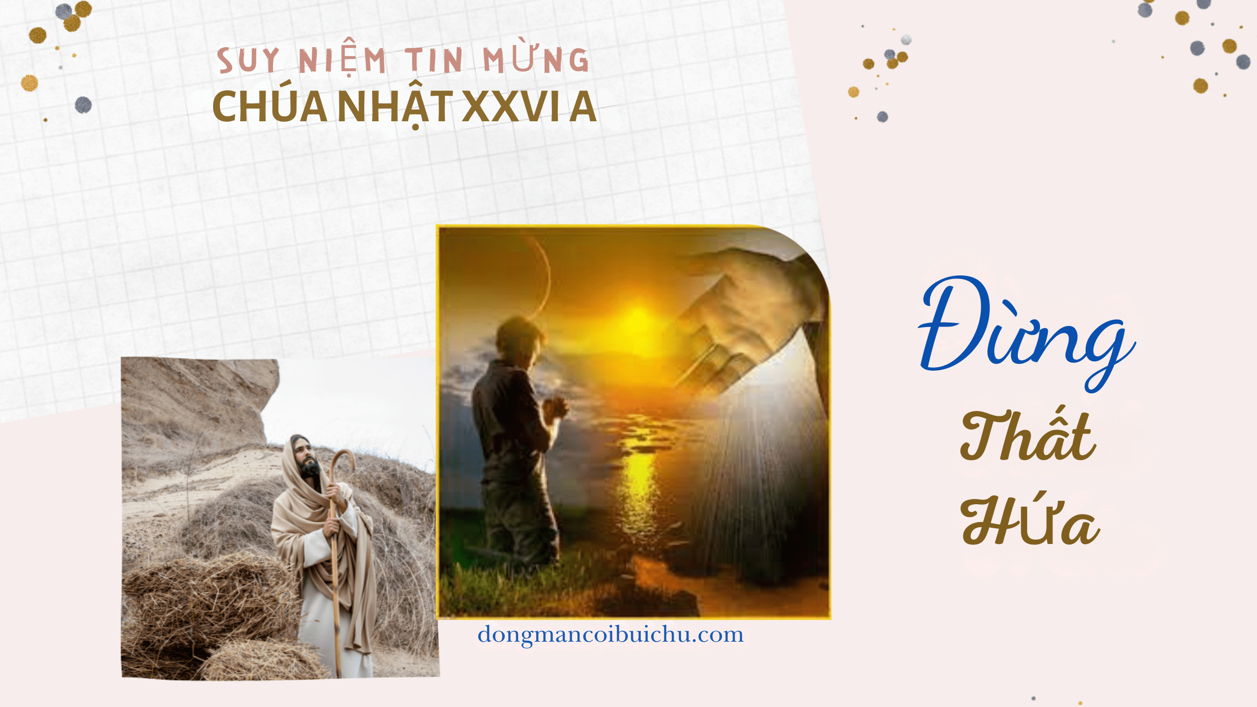 Hai người đàn ông đang trò chuyện và làm việc trong vườn nho, liên quan đến sự cam kết và lao động