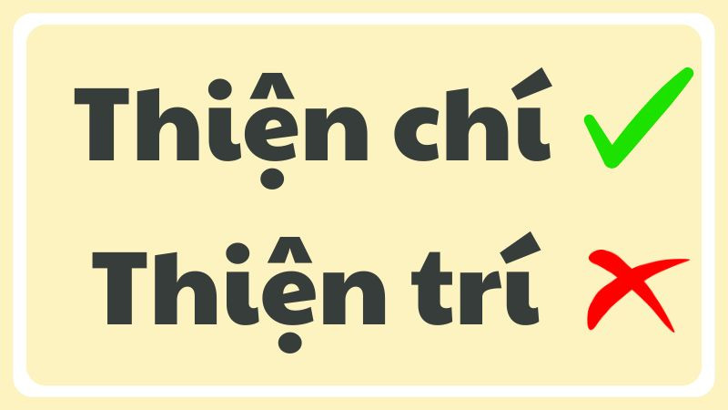 Hình ảnh biểu tượng cho sự phân biệt giữa thiện chí và thiện trí trong ngôn ngữ