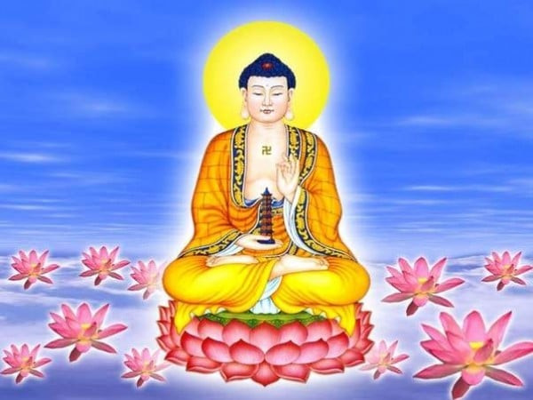 Hình ảnh Đức Phật Dược Sư với thân tướng trang nghiêm, tượng trưng cho y vương toàn giác.