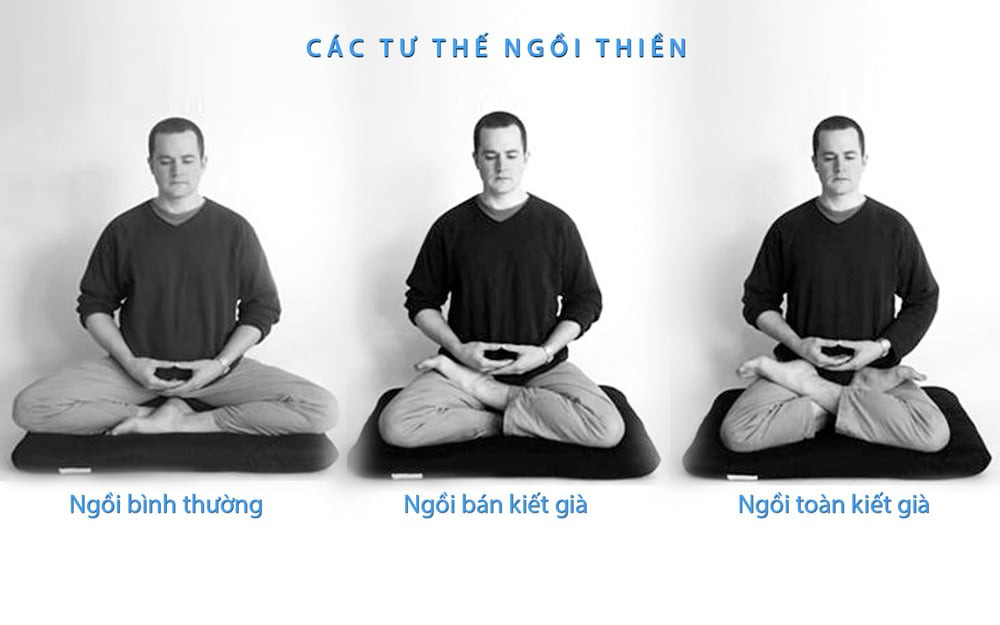 Hình ảnh một người đang thiền định trong nhà, tập trung vào tư thế tay, biểu tượng cho sự tập trung tâm trí