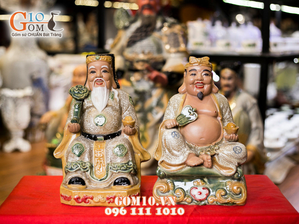 Hình ảnh ông Thổ Địa trong bối cảnh truyền thuyết về Thần Tài, liên quan đến sự tích Âu Minh và Như Nguyện mang lại tài lộc