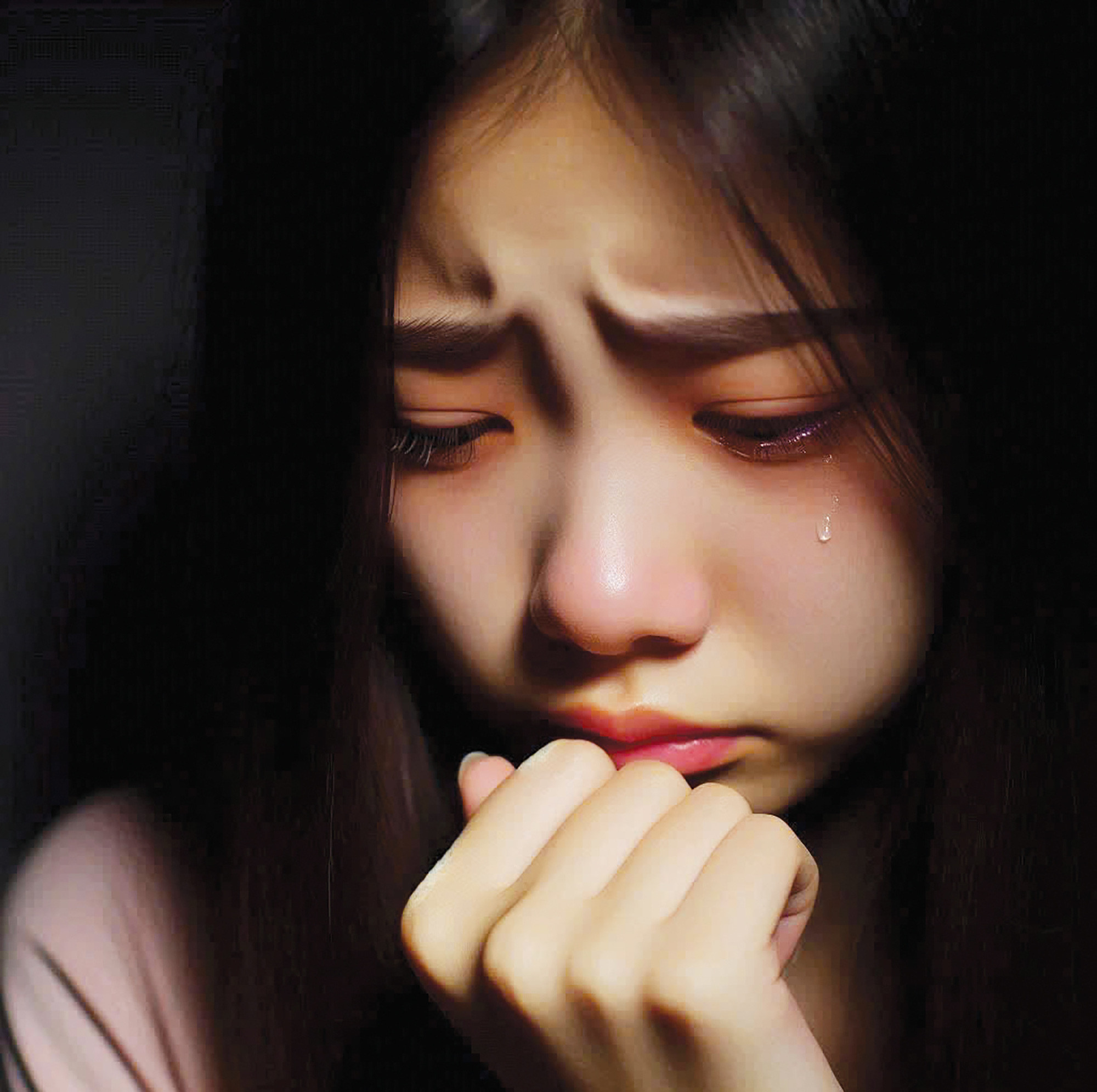 Hình ảnh thể hiện sự bình tĩnh và tập trung giải quyết khi đối diện với lời nói xấu.