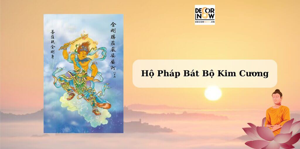 Hình tượng 2 vị hộ pháp Vi Đà và Tiêu Diện bảo hộ Phật pháp