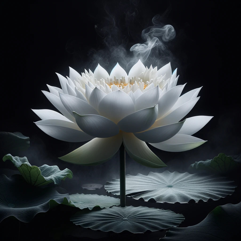 Hoa sen đen huyền ảo