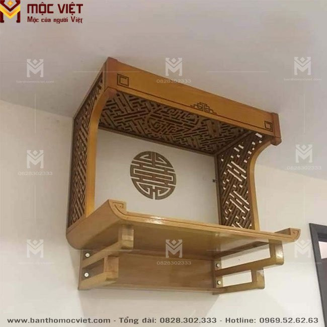 Hướng bàn thờ treo tường hợp phong thủy mang lại may mắn