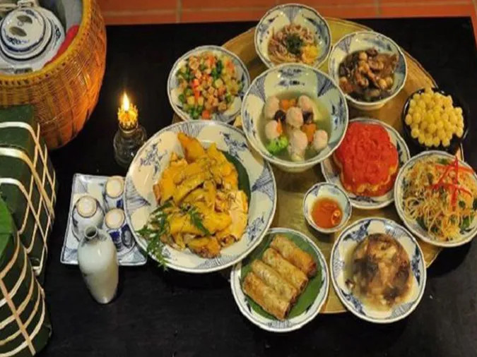 Mâm cơm ngày giỗ