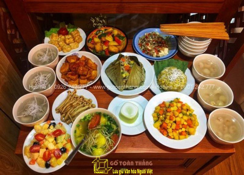 Mâm cúng 49 ngày chay thanh tịnh thể hiện lòng thành