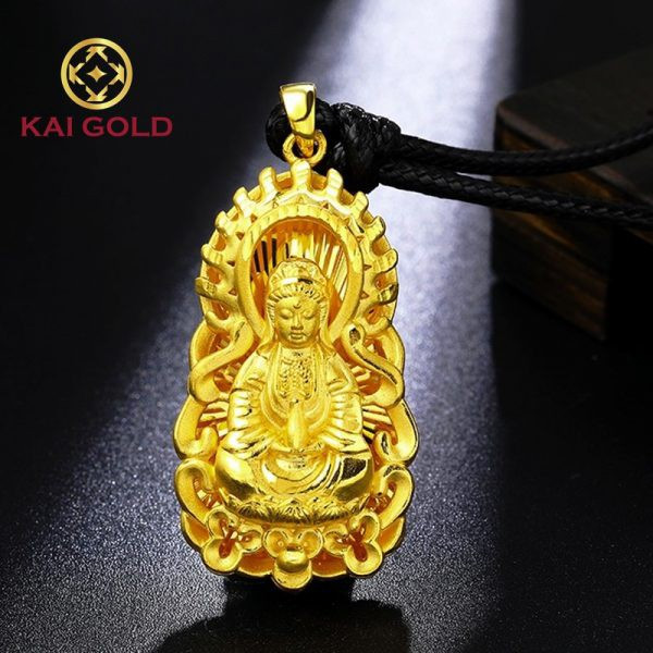 Mặt dây chuyền Phật Quan Âm bằng vàng 24K cần được bảo quản cẩn thận để giữ gìn vẻ đẹp và năng lượng tâm linh