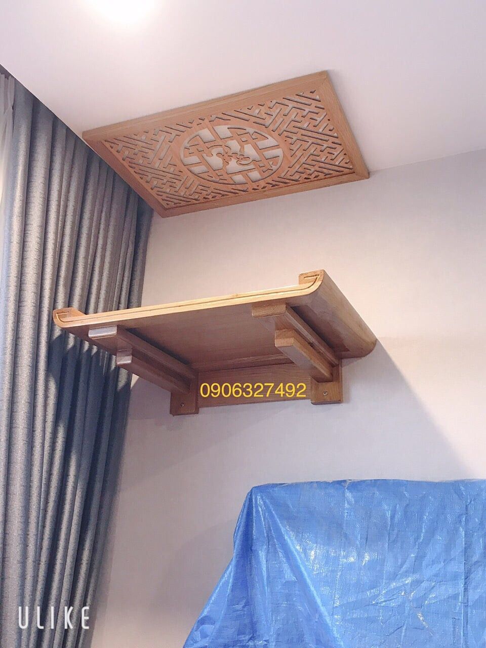 Mẫu bàn thờ Phật Bà Quan Âm đơn giản