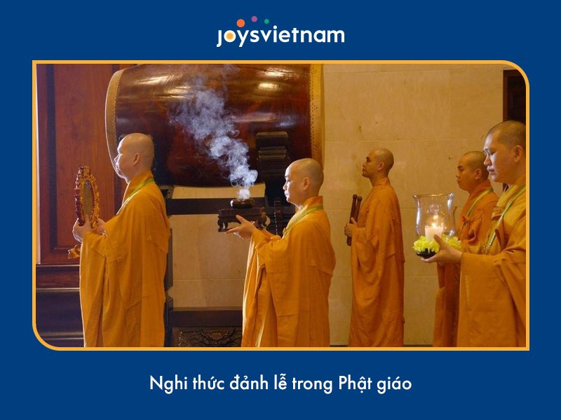 Nghi thức đảnh lễ cung kính trong Phật giáo