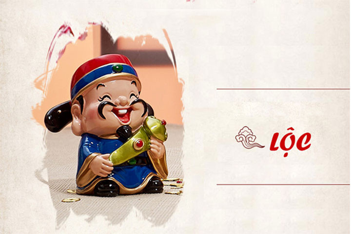 Ông Lộc đại diện cho sự thịnh vượng và tài lộc