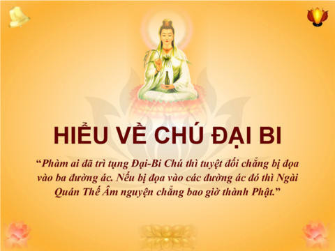 Phật Quan Âm Bồ Tát và những tác dụng chú đại bi