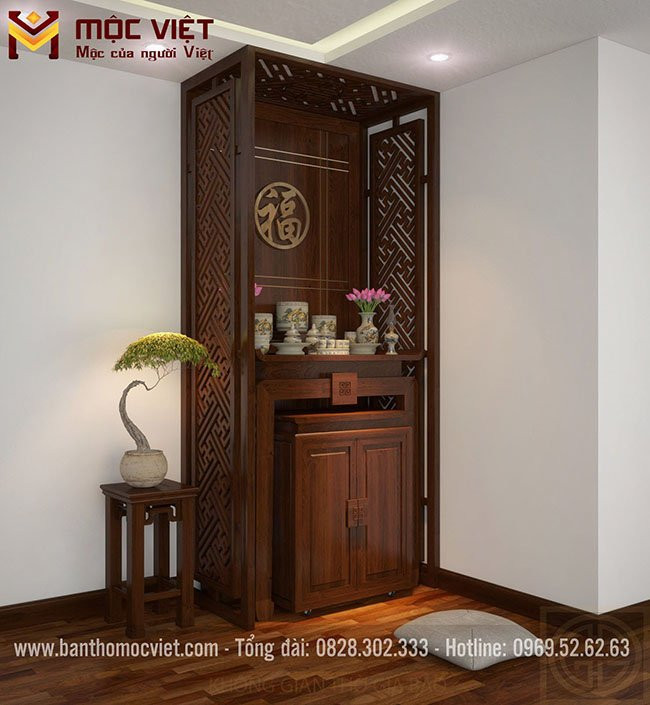 Tủ Thờ Đứng Hiện Đại Cho Chung Cư