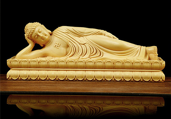 Tượng Phật A Di Đà đẹp nhất trong tư thế nhập Niết bàn, biểu trưng cho sự giải thoát hoàn toàn