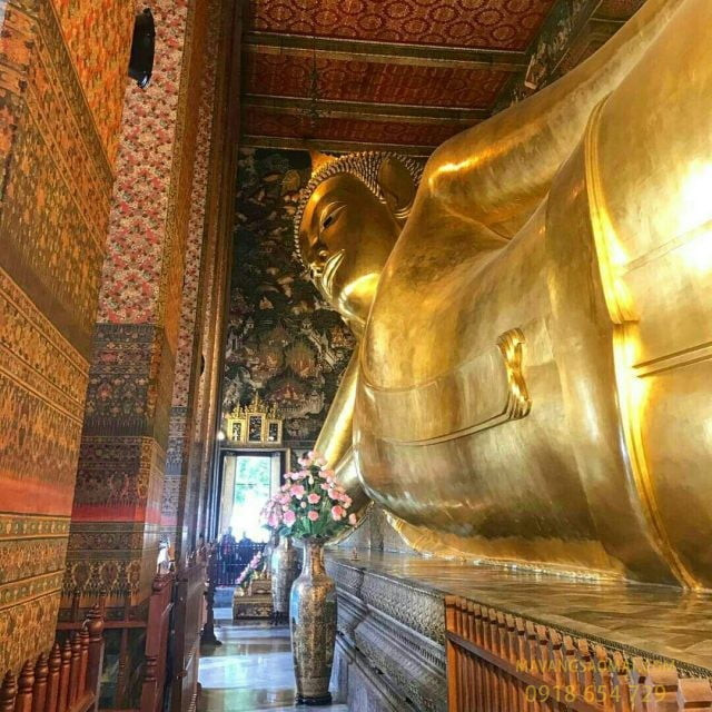 Tượng Phật nằm khổng lồ tại Wat Pho, Thái Lan