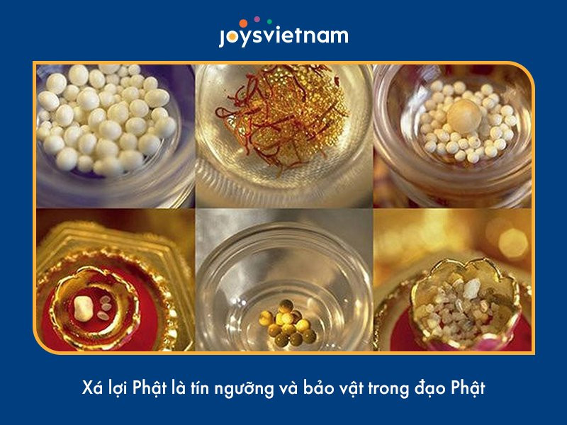 Xá lợi Phật được tôn thờ trong bảo tháp