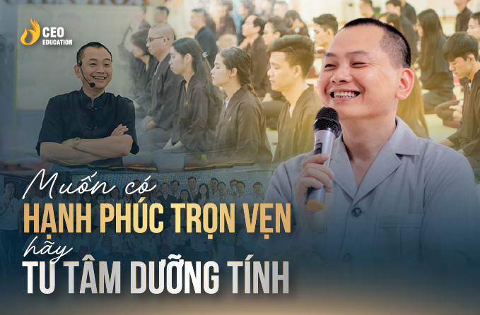 Hình ảnh một người đang thiền định, biểu tượng của sự tĩnh tâm và hạnh phúc