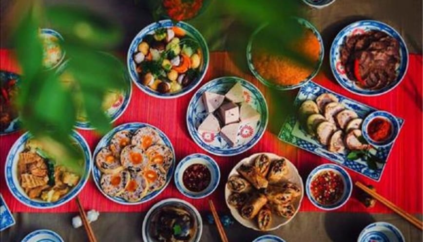 Mâm cúng thanh minh tại nhà