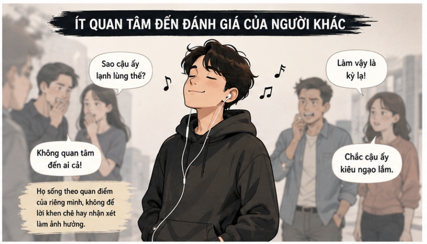 Người bất cần đời thường không quan tâm đến đánh giá của người khác