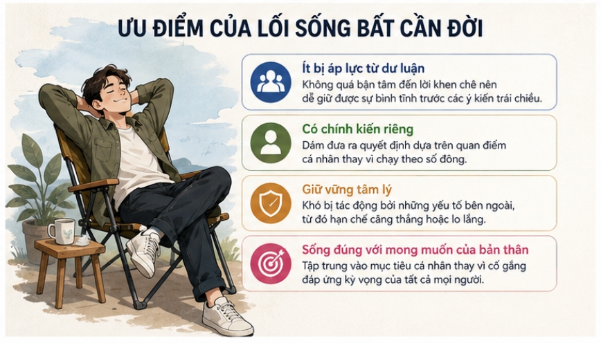 Ưu điểm của lối sống bất cần đời