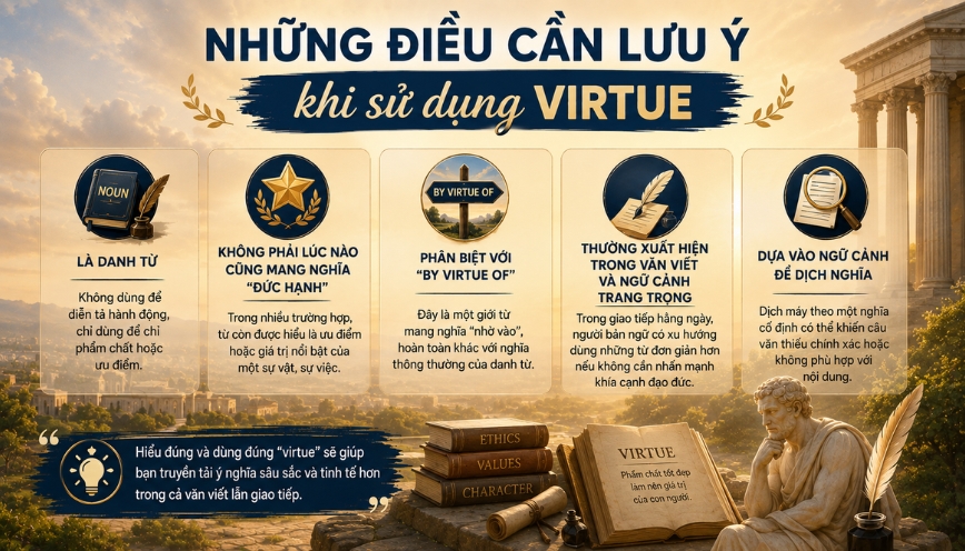 Những điều cần lưu ý khi sử dụng virtue